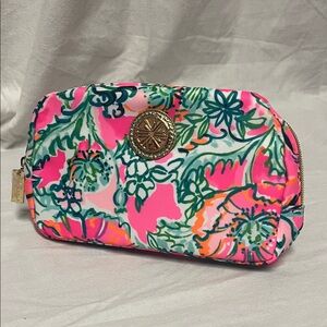 Lilly Pulitzer Pink and Green Floral belt Bag